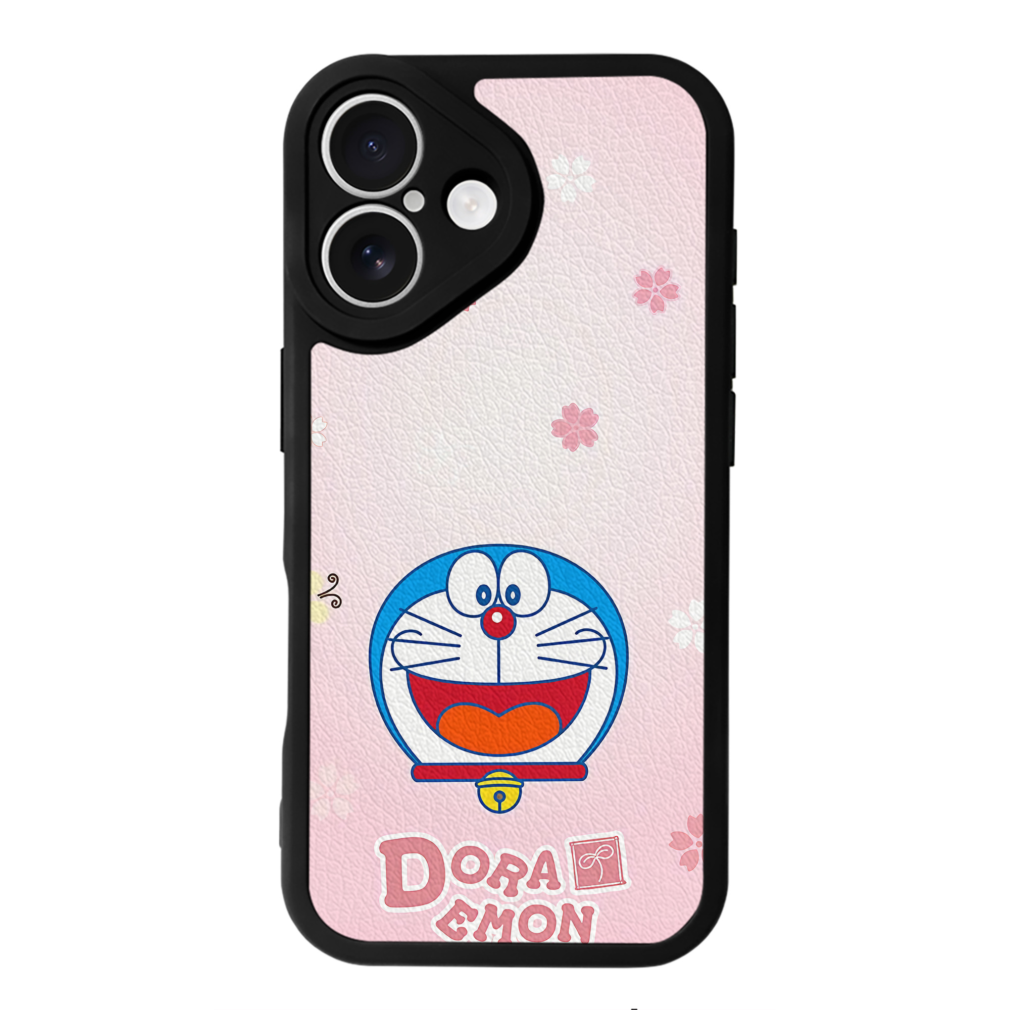 （画像用） ドラえもん Doraemon 【iPhone 16シリーズ対応】シリコンスマホケース（レザー調） 材質：シリコン